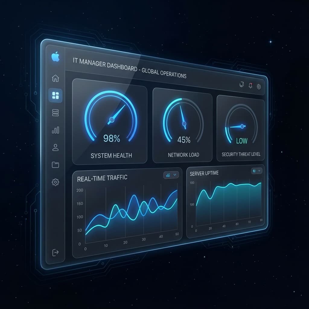 수천 대의 PC, 단 하나의 대시보드에서.